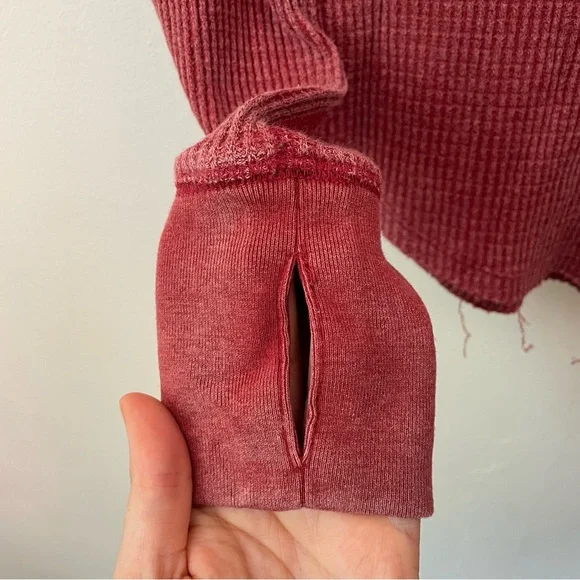 We The Free Crimson Red Knit Thermal - Picture 4 of 6